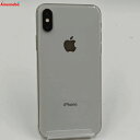 【中古】iPhoneX 64GB シルバー MQAY2J/A SoftBank版SIMフリー 訳あり品