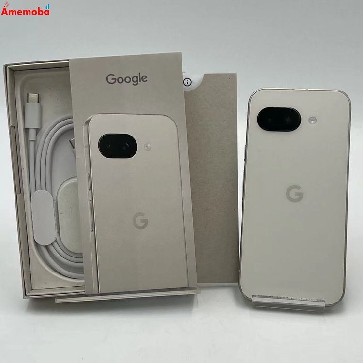 【中古】Google Pixel 9a 8GB/128GB ポーセリン G3Y12 docomo版SIMフリ