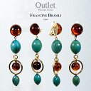 yOUTLETzFRANCINE BRAMLI PARIS tV[ku / sAX CO / AEgbg C|[g tX AN y 傫 h g / outlet-fbp-04 / Amer Bijoux