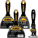 【500円OFFクーポン配布中】DEWALT ステンレススチール製 パテナイフ 3パック + 無料ボーナス9イン1 マルチツールが付属 | ソフトグリップハンド...