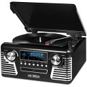 Victrola 50年代 レトロ Bluetooth レコード プレーヤー & マルチメディア センター 送料無料