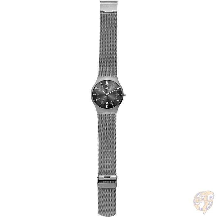 【5日1000円クーポン!10名様】スカーゲン メンズ サンドバイ チタン＆ステンレス メッシュカジュアルウォッチ Skagen 腕時計 送料無料
