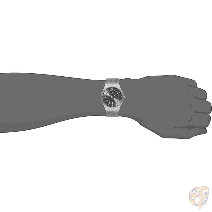 【5日1000円クーポン!10名様】スカーゲン メンズ サンドバイ チタン＆ステンレス メッシュカジュアルウォッチ Skagen 腕時計 送料無料