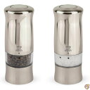 【全品1000円割引★オープン記念】プジョー PEUGEOT ミル 電動 ソルト&ペッパー 2本セット 塩・胡椒 粗さ調節 容量 ペッパー15g /ソルト30g...
