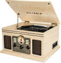 【全品1000円割引★オープン記念】Victrola ノスタルジック ウッド 6-in-1 Bluetooth レコードプレーヤー ビクトローラ レコードプレー...