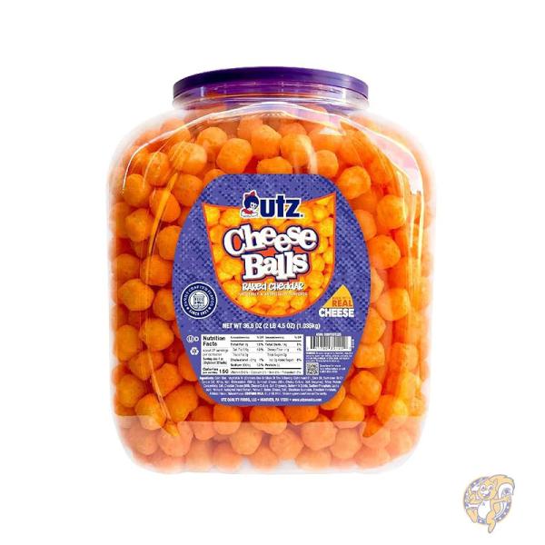 【1000円クーポン25日〜】ユッツ Utz チーズボールバレル チェダーチーズで焼いたおいしい お菓子 グル..