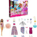 【全品1000円割引★オープン記念】Barbie バービー アドベントカレンダー バービー人形 24個 アクセサリー 水着 ドレス 帽子 子猫など クリスマスカ...