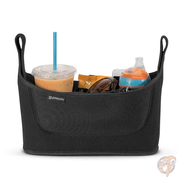 【全品1000円割引★オープン記念】アッパベビー UPPAbaby ベビーカーバッグ ドリンクホルダー ブラック 小物入れ 収納 哺乳瓶 飲み物 コンパクト お出かけ 送料無料