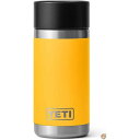【全品1000円割引★オープン記念】YETI Rambler 12オンス ボトル ステンレススチール 真空断熱 ホットショットキャップ付き アルパインイエロー