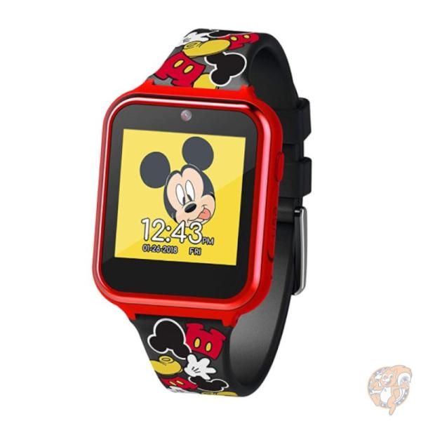 【全品1000円割引★オープン記念】Disney ディズニー ミッキーマウス タッチスクリーン スマートウォッチ 子供 カメラ腕時計 男の子 Smartwatch 送料無料