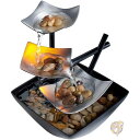【全品1000円割引★オープン記念】屋内リラクゼーション噴水 HoMedics WFL-SLVS 自動ポンプシルバースプリング 送料無料(3)