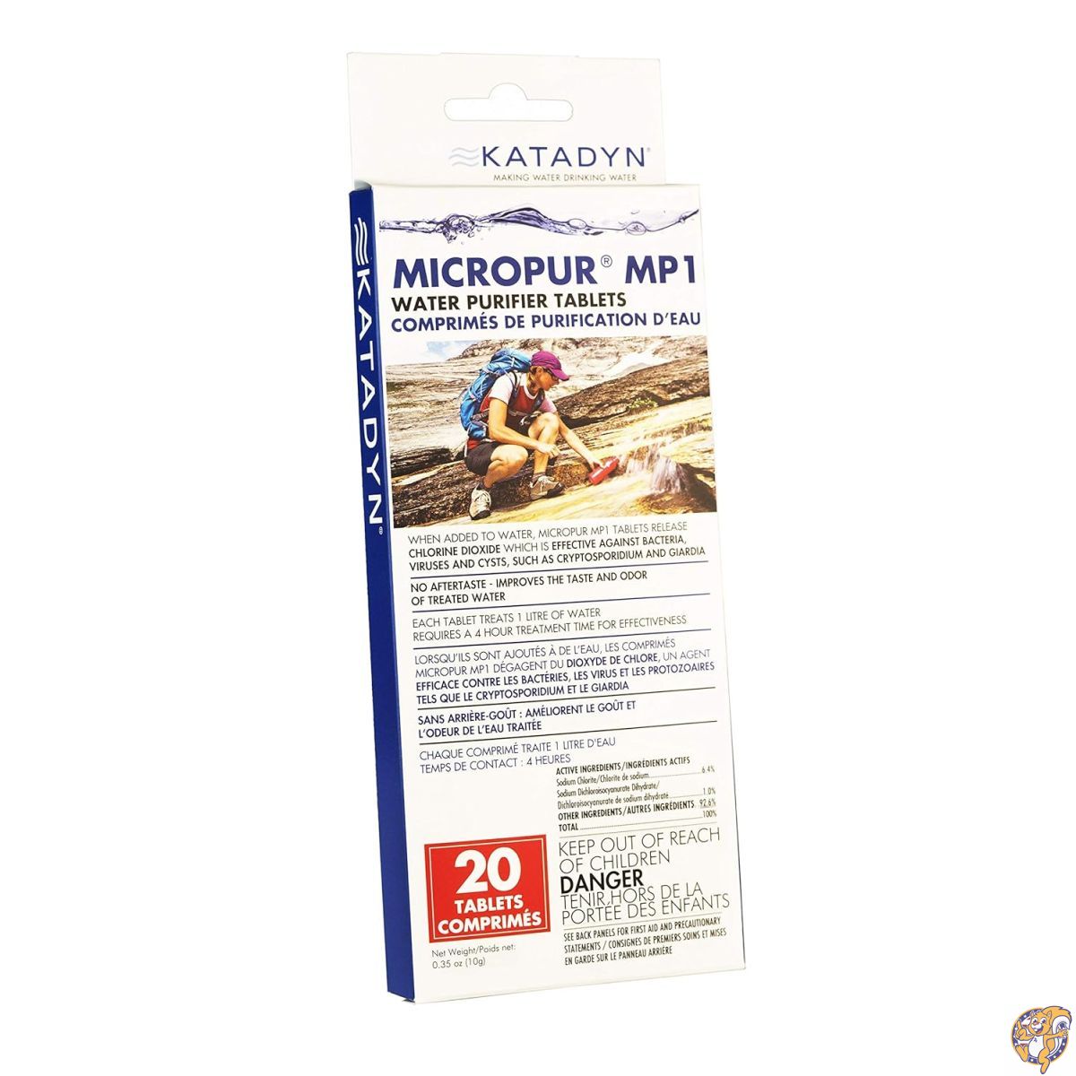 Katadyn Micropur MP1 Purification Tablets (20 Tablets) by