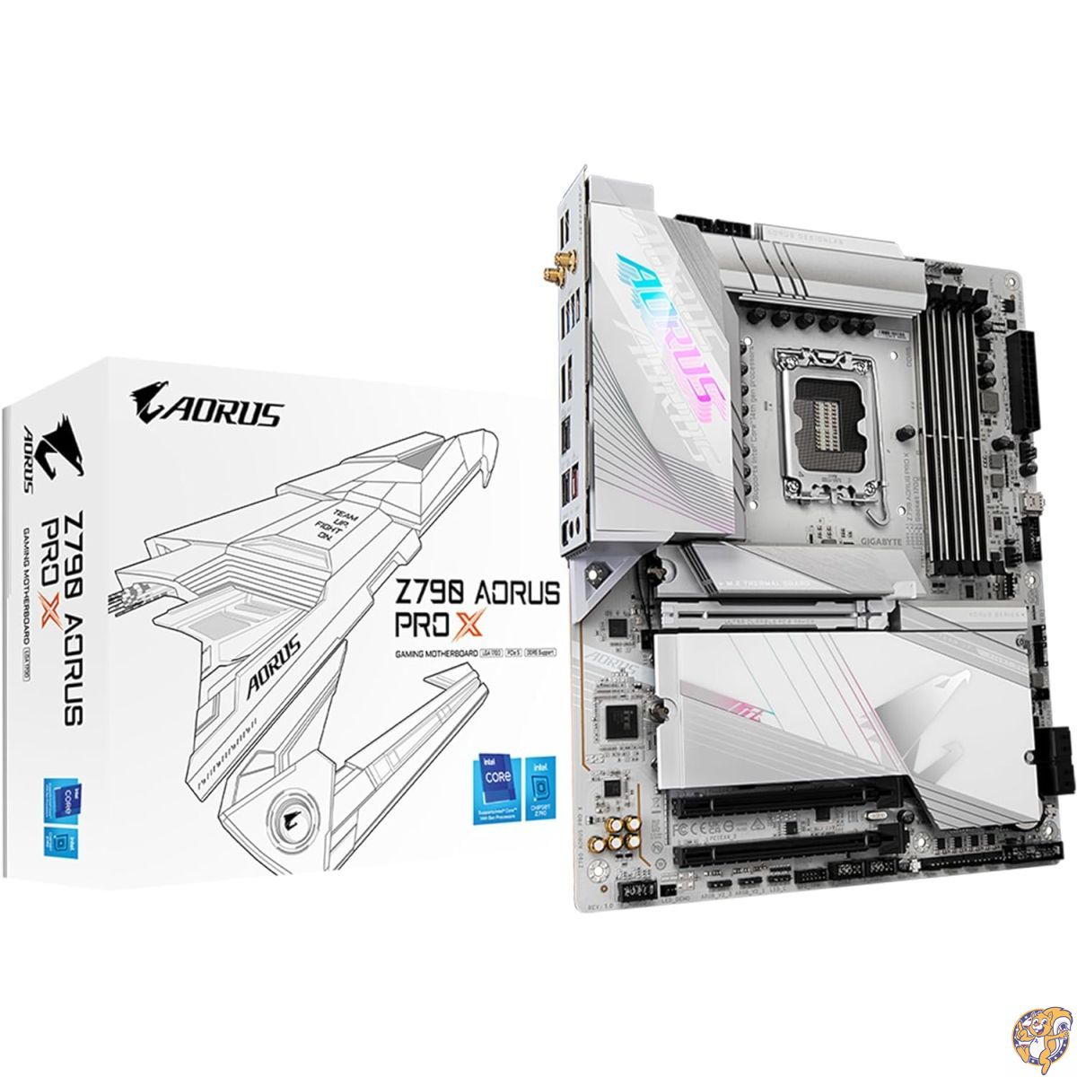 GIGABYTE Z790 AORUS PRO X intel 第13世代CPU対応 LGA1700 DDR5 ATX マザーボード MB6273