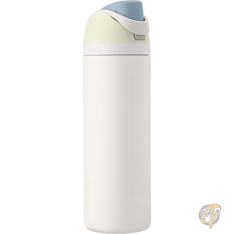 Owala オワラ FreeSip 水筒 断熱ステンレススチールウォーターボトル ストロー付き スポーツ 旅行 学校..