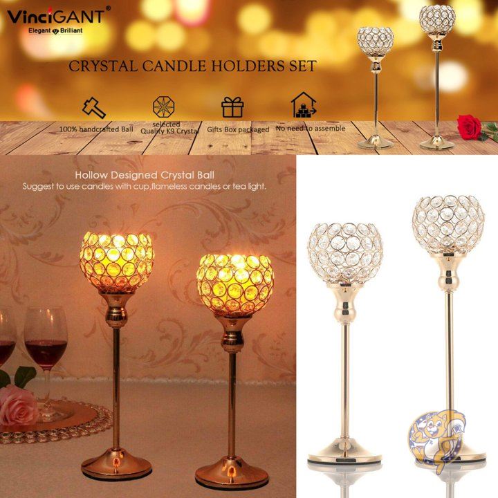 【ポイント3倍4日&5日】【2サイズset】キャンドルホルダー 蝋燭立て ボウル型 gold 送料無料