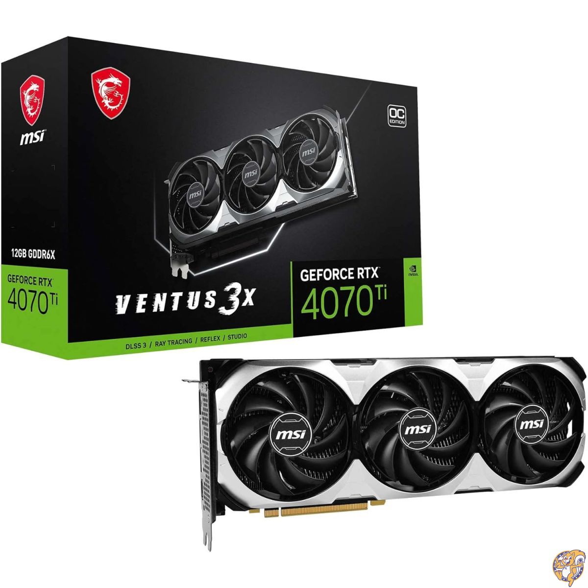 MSI グラフィックスボード GeForce RTX 4070 Ti VENTUS 3X 12G OC VD8370
