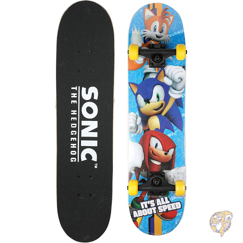 【クーポン配信中】ソニック・ザ・ヘッジホッグ キャラクター スケートボード ABEC 5 ベアリング、耐久性のあるデッキ スムーズなホイールを備えたクルーザー スケートボード ボイジャー Voyager