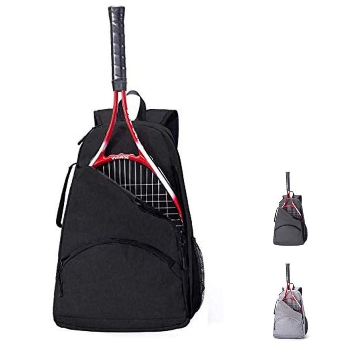 QCWN 2 ラケット テニスバッグ メンズ レディース テニスバックパック 丈夫なテニスブックバッグ テニ..