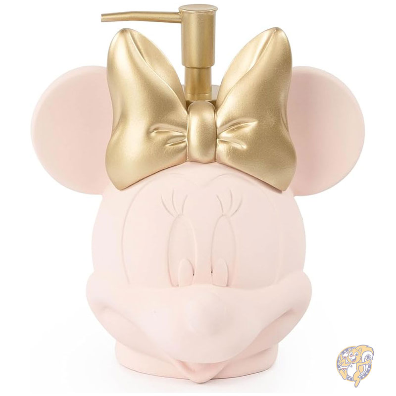 【20名様888円クーポン配信】ディズニー ミニーマウス ソープディスペンサー ピンク 樹脂製ローションポンプ バスルーム装飾 インテリア ハンドソープボトル ...