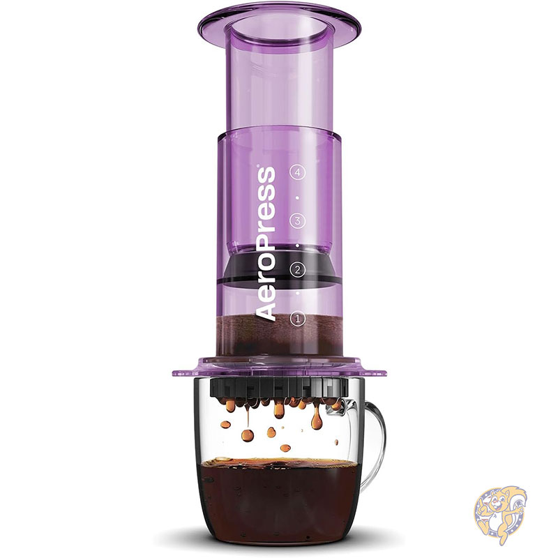 エアロプレス AeroPress ポータブルコーヒーメーカー クリアブラックコーヒープレス フレンチプレス エ..