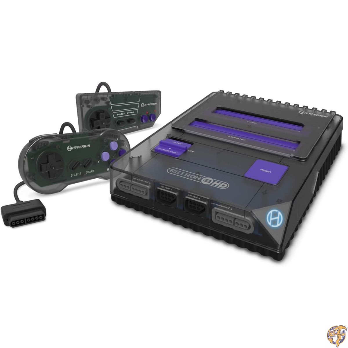 Hyperkin RetroN 2 HD ゲーミングコンソール|NES® / Super NES® Famicom™対応|720p HDMI出力対応|スペースブラック
