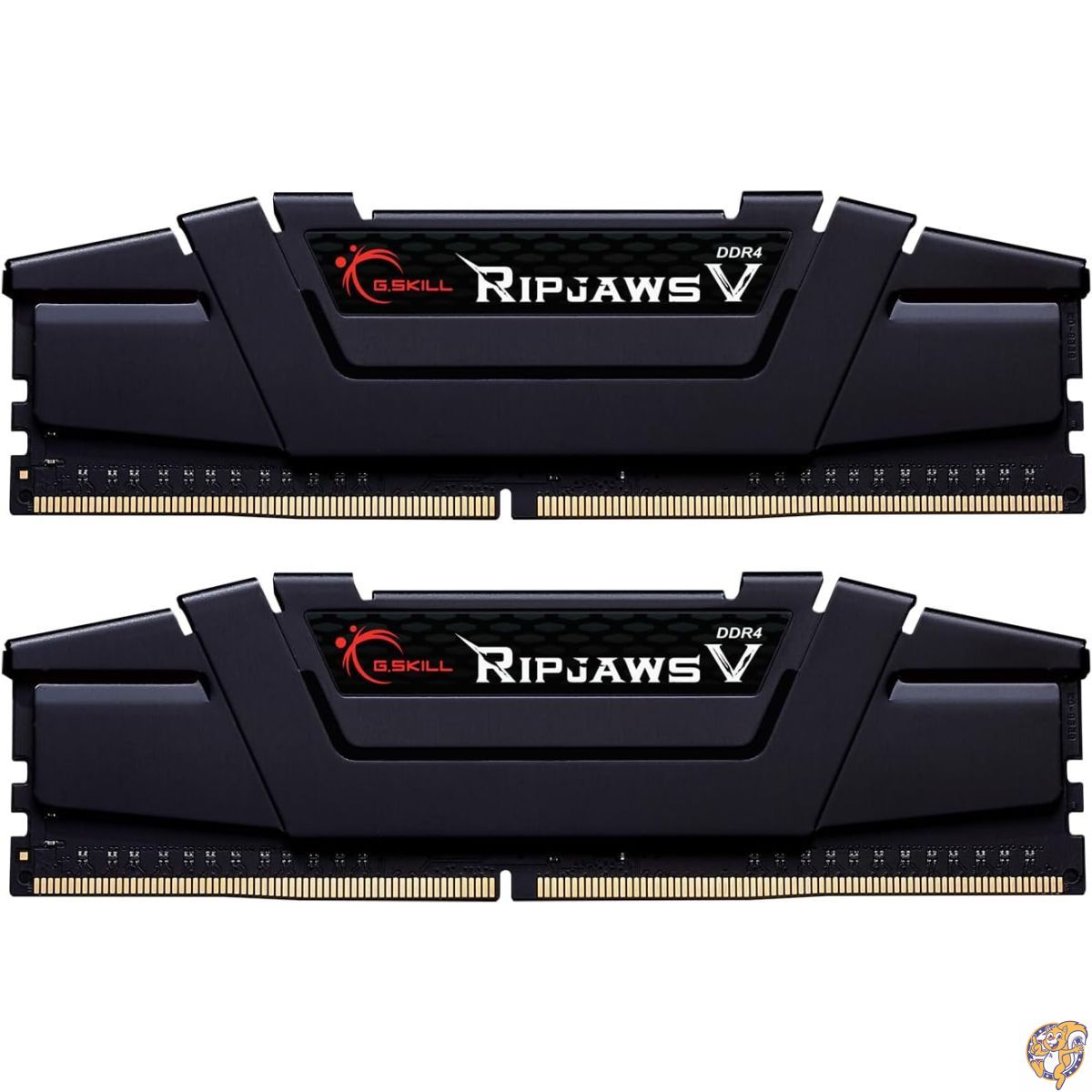 G.Skill 32GB DDR4 PC4-28800 3600MHz Ripjaws V Intel CL16 (16-19-39) デュアルチャンネルキット (2x16GB) ブラック