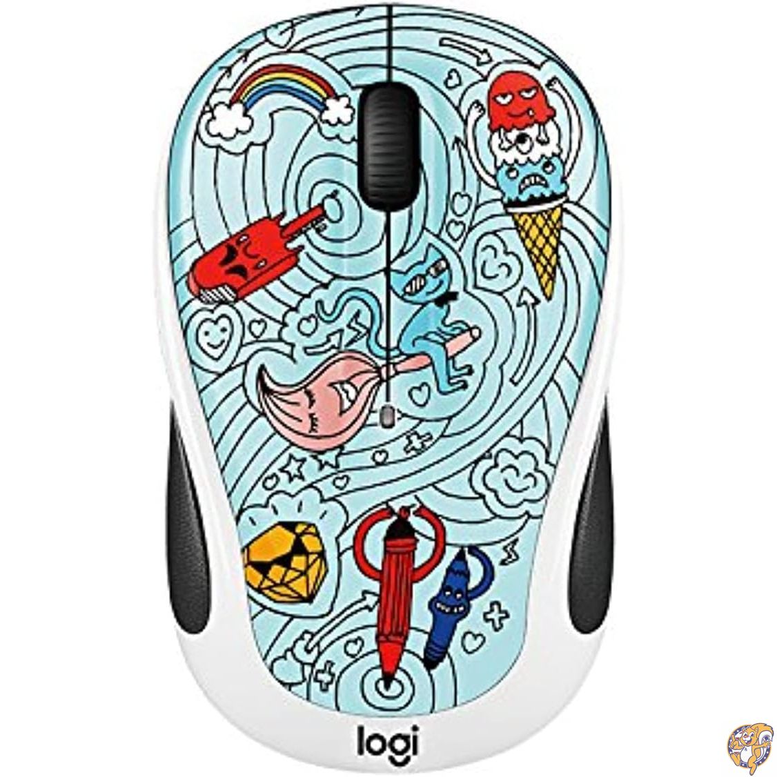 M325C WIRELESS MOUSE-BAE-BEE BLUE
