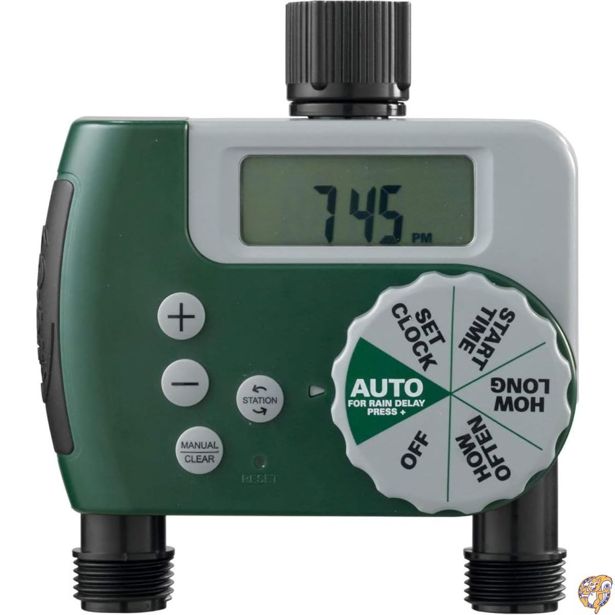 【ポイント3倍20時28時間】ORBIT シングルダイヤルオートマチック蛇口タイマー2ゾーン(オート&オート) AZ58910