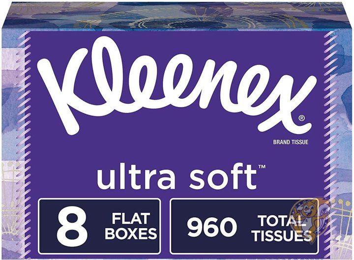 クリネックス ティッシュ Kleenex Kleenex-221663-4 ウルトラソフト 8箱入り ...