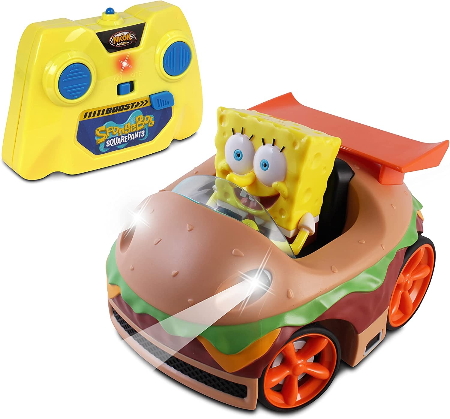 NKOK ラジコン リモート コントロール Krabby Patty 車 スポンジボブ 並行輸入品 送料無料