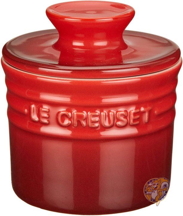 ル・クルーゼ 石器バター壷 Le Creuset PG0200-0967 チェリーレッド 送料無料