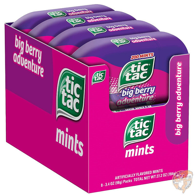 ƥåå Tic Tac Mints ӥå٥꡼ɥ٥㡼 200γ(98gˡ8 եå֥쥹ߥ ̵