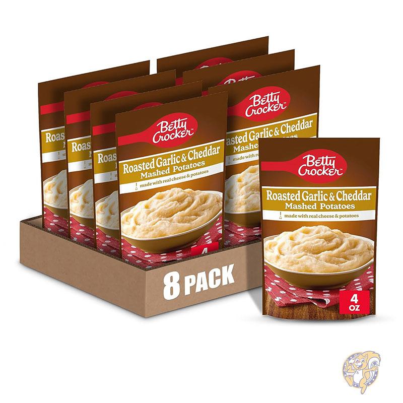 ローストガーリック＆チェダーマッシュポテト 113g (8個入り) レトルト食品 Betty Crocker ベティ・クロッカー 送料無料 アメリカ食品 ..