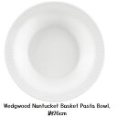 ウェッジウッド カトラリー ウェッジウッド ナンタケットバスケット パスタボウル Wedgwood Nantucket Basket Pasta Bowl 10.25" 約26cm White パスタボウル アメリカ輸入品