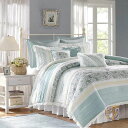 Madison Park Dawn Queen Size Bed Comforter Set Bed マディソン パーク ベット セット 6点アメリカ輸入家具　アメリカ輸入雑貨 送料無料