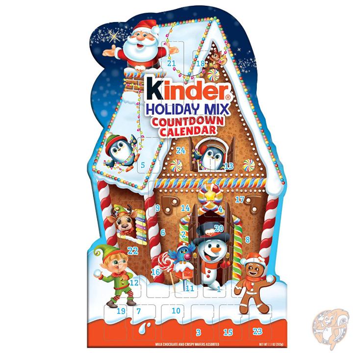 キンダー Kinder 2022年ホリデーミックス アドベントカレンダー 個包装 チョコレート 24個入り（約200g） クリスマス カウントダウン