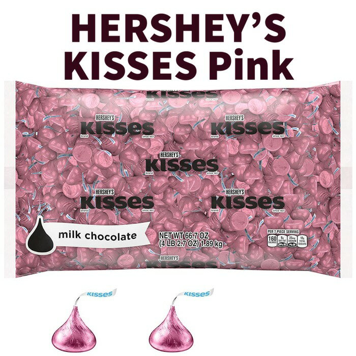 n[V[Y HERSHEY'S LX`R sN KISSES Pink ~N`R[g ܓ 1.89kg ܂Ƃߔ  ``R o^C z v`Mtg EFfBO 񎟉