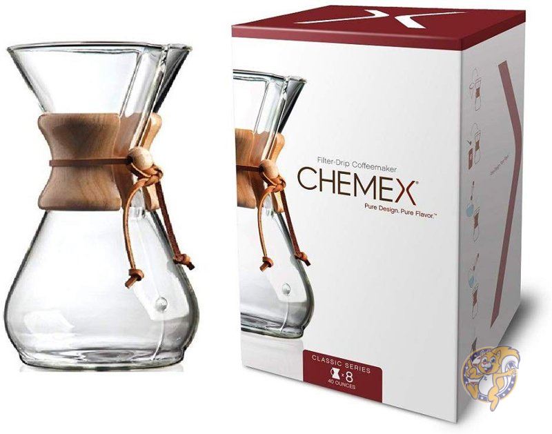 ケメックス 【最大1000円クーポン！スーパーセール】ケメックス コーヒーメーカー Chemex CM-8A クラシックシリーズ オーバーグラス 8カップ 送料無料