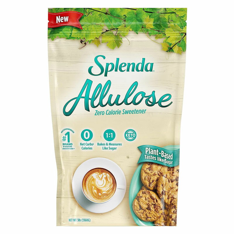 SPLENDA アルロース ゼロカロリー 甘味料 3ポンド 1360g 大容量（ベーキング＆飲料用） 植物由来 希少糖 砂糖 代替品 パウチ お菓子作り スプレンダアルロース アメリカ輸入