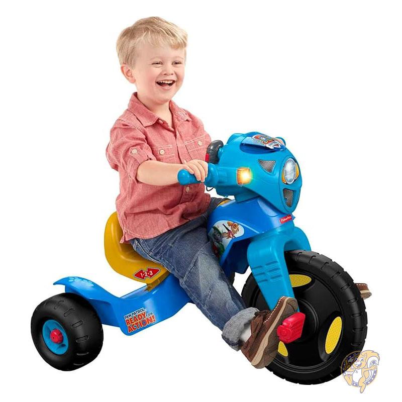 パウパトロール キッズ 三輪車 ライト&サウンド付き DWR65 パウパト 乗り物 フィッシャープライス Fisher-Price