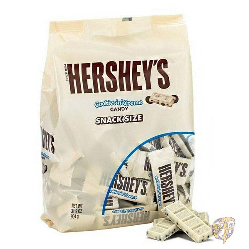 HERSHEY'S ホワイトチョコ 個包装 大量 ハーシーズ クッキー&クリーム ホワイトミルクチョコレート 1.8kg バレンタイン 輸入チョコ 義理チョコ まとめ買い