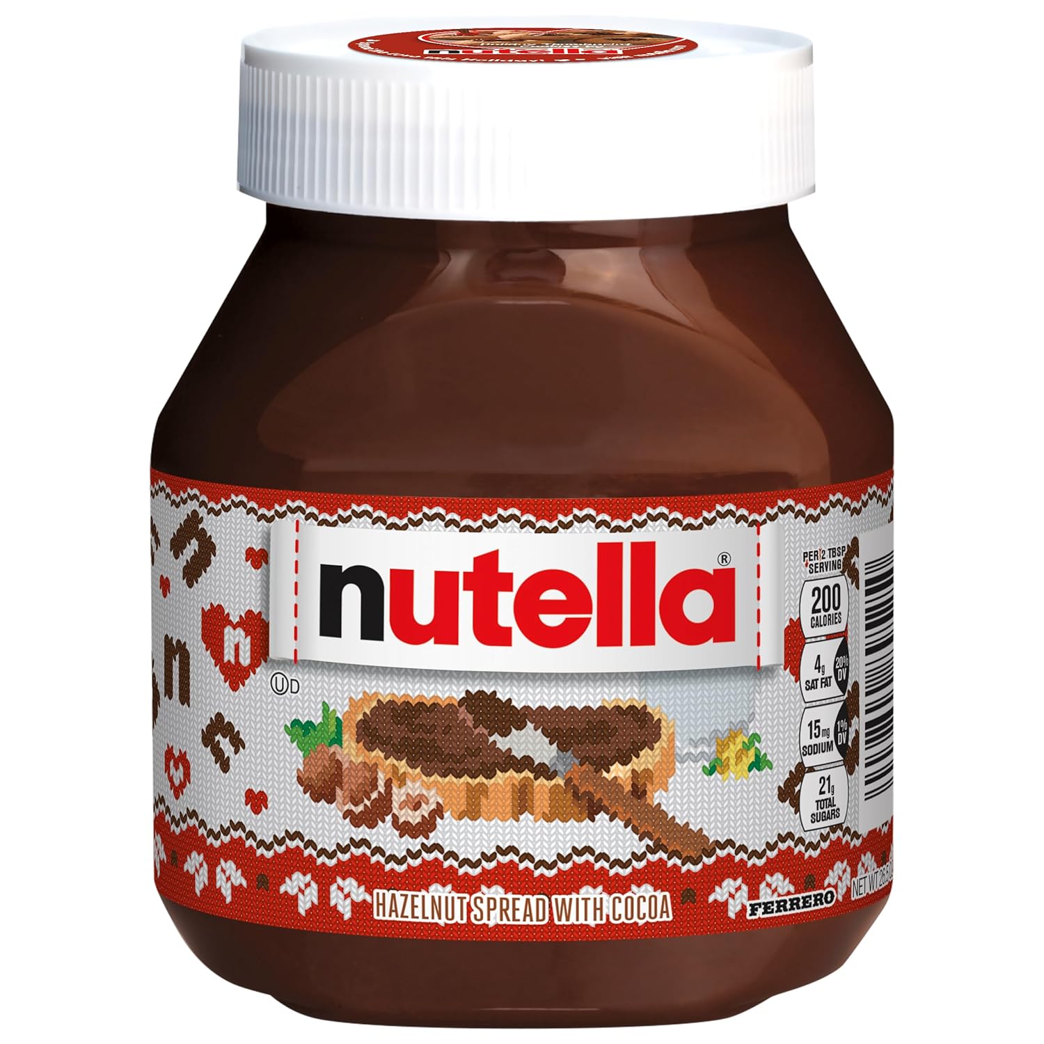 楽天アメリカ輸入ランドヌテラ Nutella チョコレート＆ヘーゼルナッツスプレッド ココア入り 朝食用 ジャム 751g入り瓶 100113969