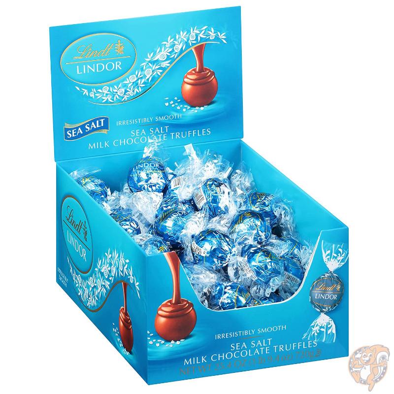 リンツ Lindt リンド―ル LINDOR シーソルト Sea Salt ミルクチョコレート トリ ...