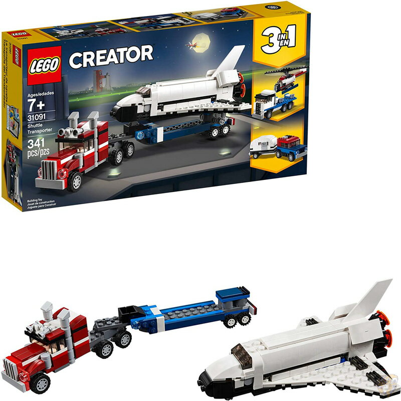 レゴクリエーター LEGO Creator 3in1シャトルトランスポーター 31091 (341ピース） 送料無料