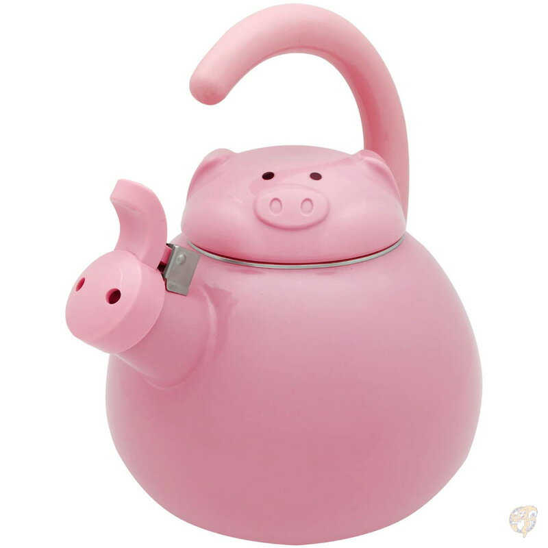 楽天アメリカ輸入ランド豚のやかん Supreme Housewares 可愛い豚のケトル やかん ピンクのぶた ブタ Whistling Kettle, Pink Pig アメリカキッチン用品 　紅茶　母の日ギフト　お母さんギフト　誕生日　結婚祝い　引っ越し祝い　動物やかん 送料無料