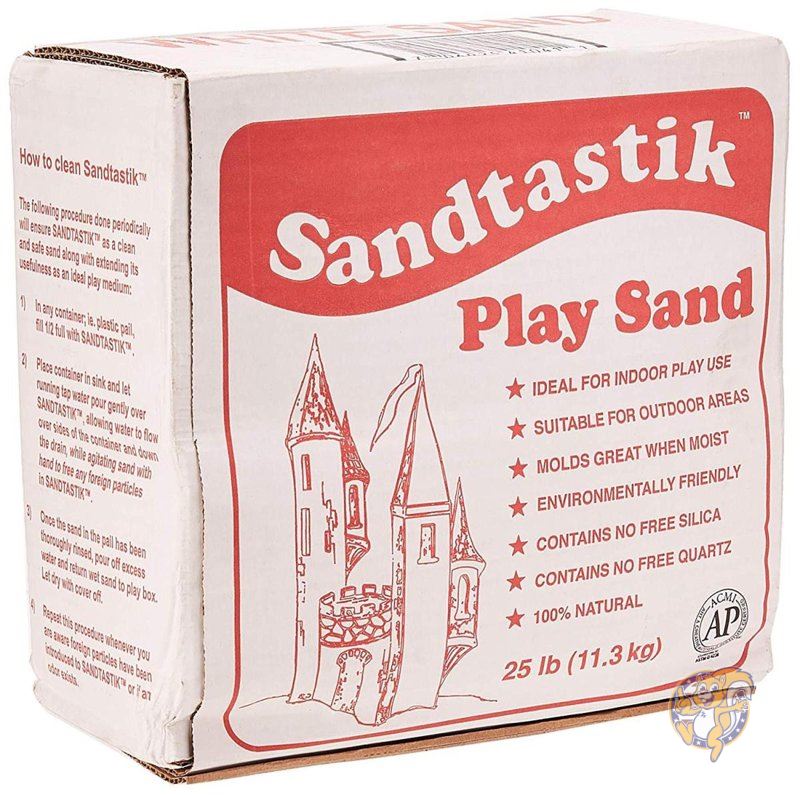 Sandtastik 砂のおもちゃ スパークリング ホワイト プレイ サンド25パウンド 並行輸入品 送料無料