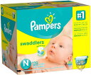 【最大2000円クーポン！お買物マラソンセール！】パンパース ベビーおむつ Pampers 新生児 サイズN テープタイプ 128枚入り 超ソフト 送料無料