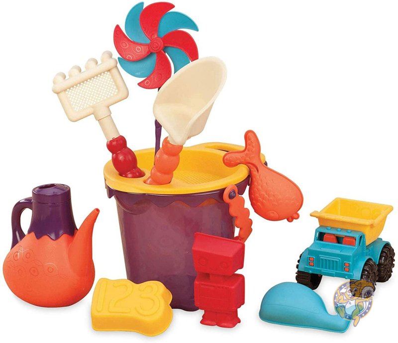 バタットBトイズ ビーレディービーチバッグ サンドトイセット B. toys 砂遊びおもちゃ 送料無料
