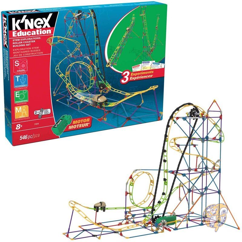 ケネックス エデュケーション K'NEX Education ジェットコースター組立セット (546ピース) 77078 教材 送料無料