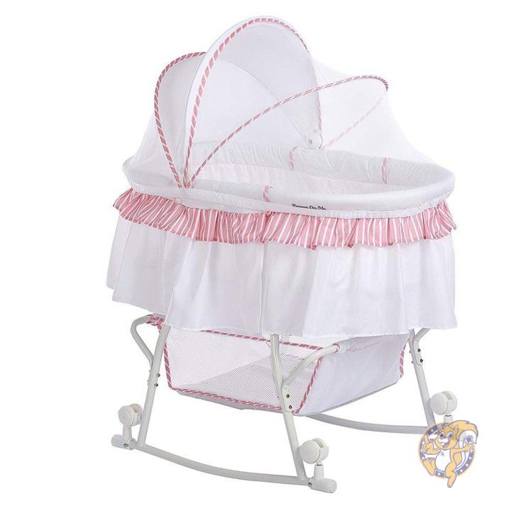 【9/4〜9/11 限定 最大500円off】Dream on Me Lacy Portable 2-in-1 Bassinet バシネット ゆりかご ベビーベット 女の子